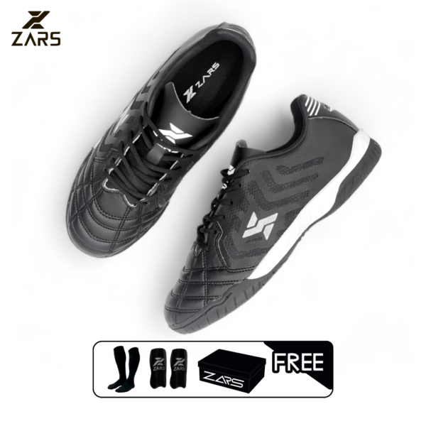 Zars - Sepatu Futsal Evo Infinity V2 IN Black/White