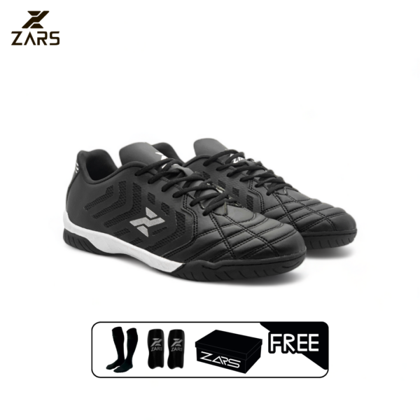 Zars - Sepatu Futsal Evo Infinity V2 IN Black/White